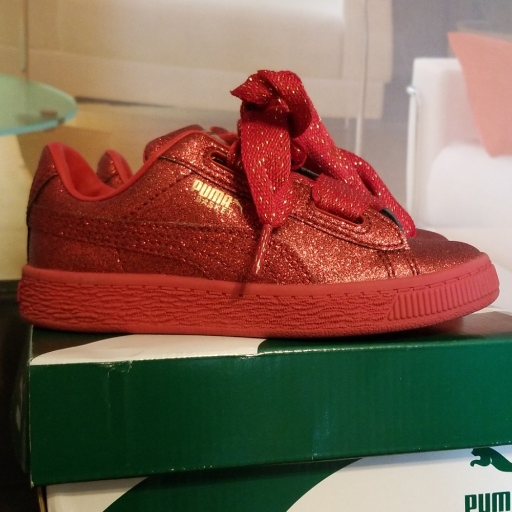 Beautiful Red Puma with Big laces